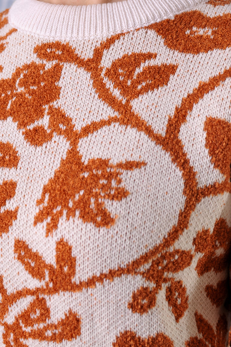 Дамски пуловер плетиво