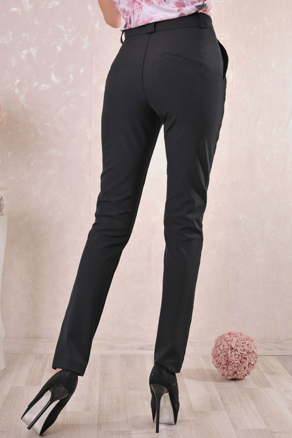 Дамски панталон Jadore Paris с дантелен кант