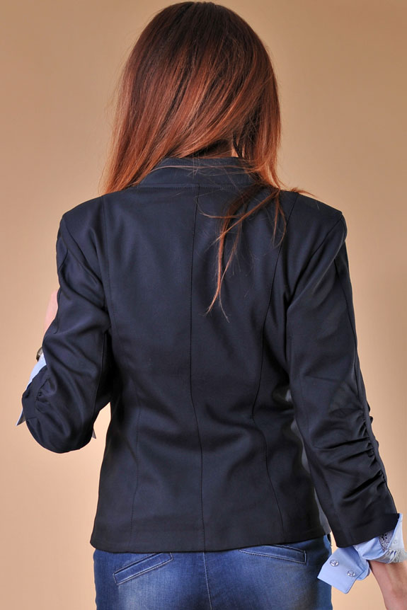 Дамско сако Kristina в тъмно синьо