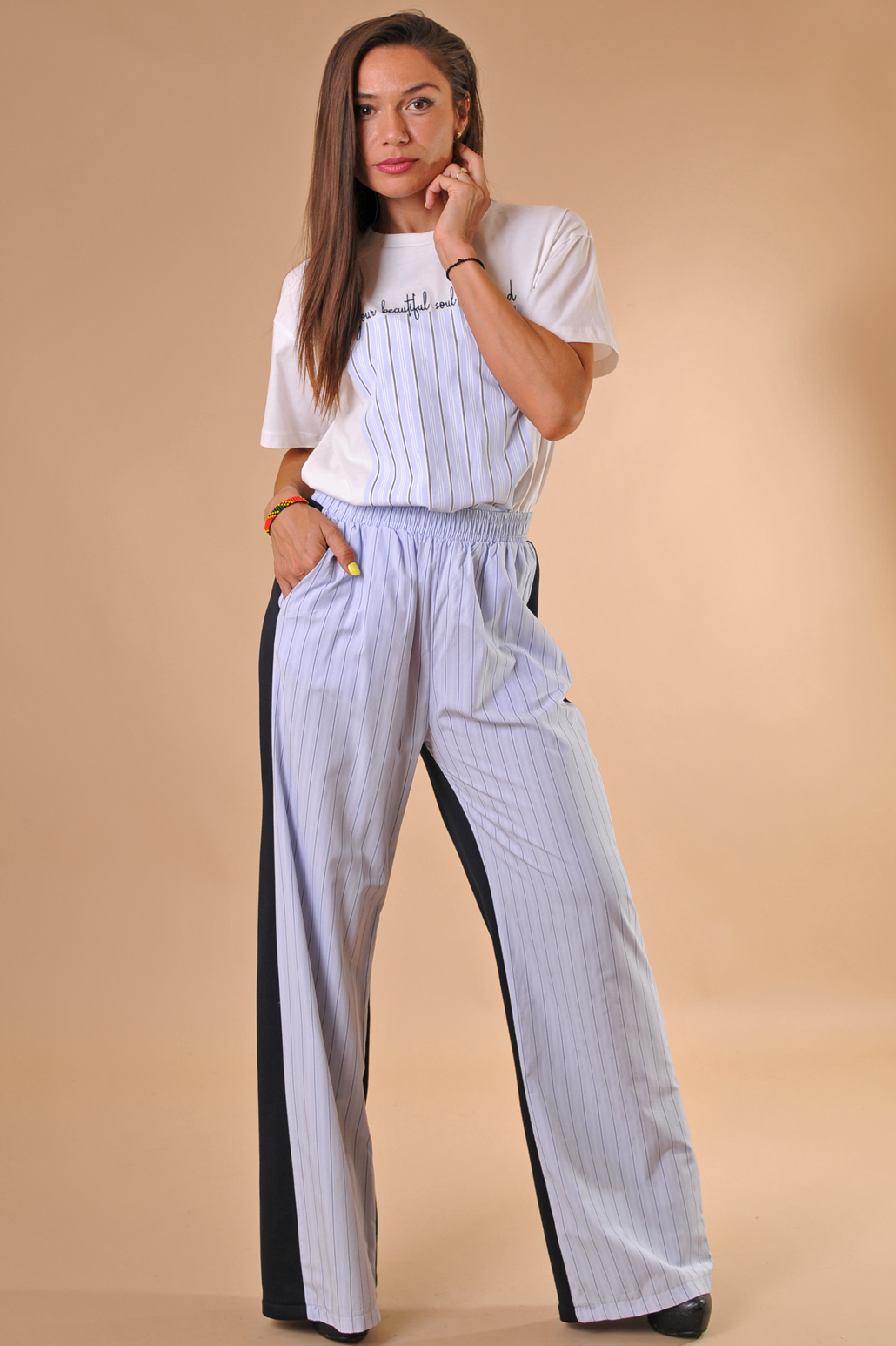 Дамски летен сет блуза и панталон