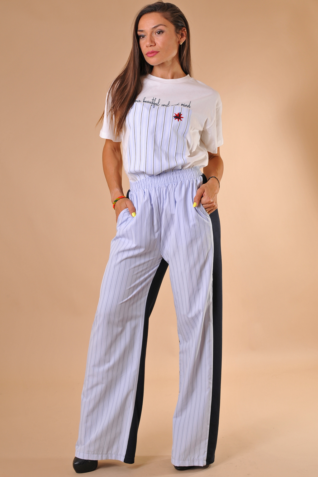 Дамски летен сет блуза и панталон