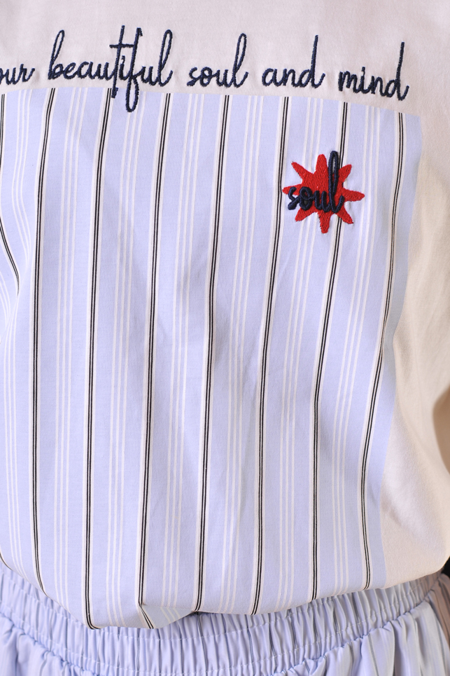 Дамски летен сет блуза и панталон