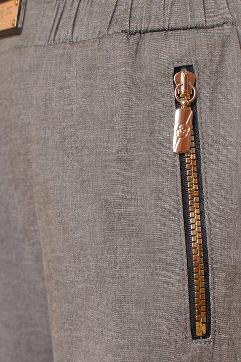 Дамски летен панталон цвят маслина