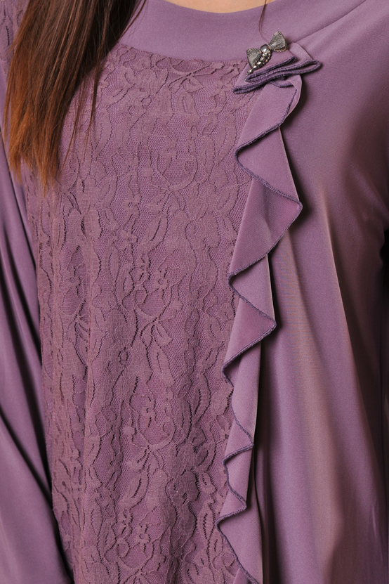 Дамска блуза с дантела отпред