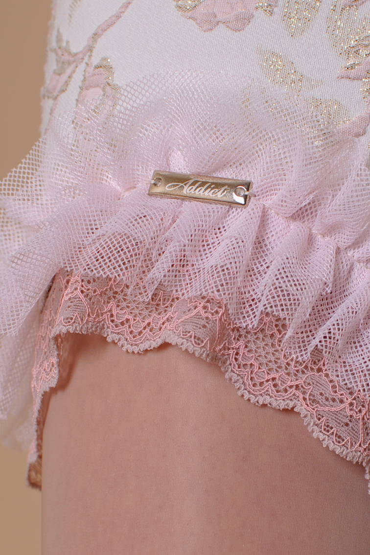 Официална рокля от жакард с пера – Diamond