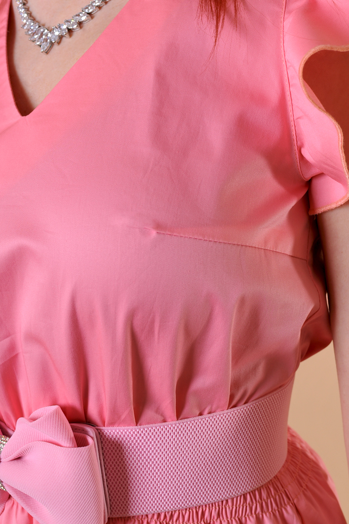 Розова лятна рокля Kandy